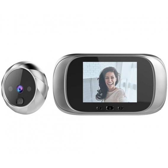 Digitaler Türspion, 2,8"Türklingelkamera Video-Türsprechanlage Gegensprechanlage, 1MP HD Cat Eye Kamera Monitor Video-Türklingel