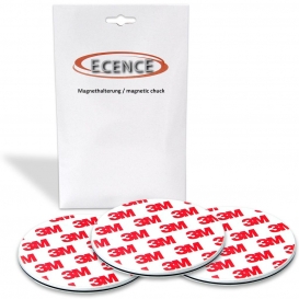 More about ECENCE Rauchmelder Magnethalter 3 Stück selbstklebende Magnethalterung für Rauchmelder Ø 70mm sc