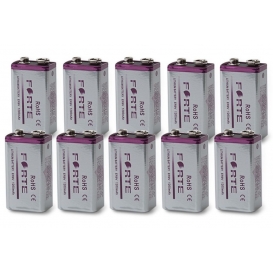 More about 10 x 9V Lithium Blockbatterie Rauchmelder 1200mAh Feuermelder E Block Batterie
