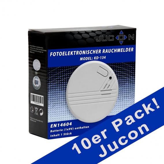Rauchmelder Jucon 10er-Set