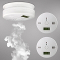 Jiubiaz CO Melder Alarm Kohlenmonoxid 3x Gasmelder Rauchmelder Gaswarner LCD Anzeige Kohlenmonoxidmelder Brandschutz CO Sensor