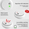 Wifi Kohlenmonoxid-Detektor Wifi Rauchmelder Sicherheitsalarmsystem 85dB Sound Warning APP Benachrichtigung Pushing SmartLife Tu