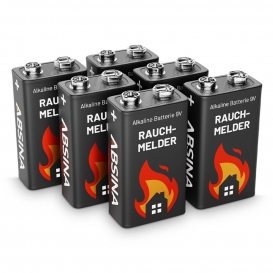 More about ABSINA 6x Rauchmelder Batterie 9V Block - Alkaline Batterien auslaufsicher für Feuermelder, Bewegungsmelder & Kohlenmonoxid