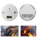 SWANEW CO Melder Alarm Kohlenmonoxid 2x Rauchmelder Gasmelder Gaswarner LCD Anzeige Kohlenmonoxidmelder Brandschutz CO Sensor