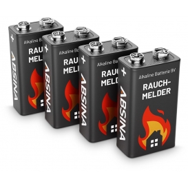 More about 4er Pack Alkaline 9V 6LR61 Block-Batterien ideal für Rauchmelder, Rauchwarnmelder, Messgeräte, Spielzeuge und Weitere