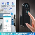 Smart Türschloss Passwort Fingerabdruck Touch Tastaturkarte Türschloss Keyless