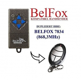 More about BELFOX 7834 Kompatibel Handsender, Ersatz sender, 868.3Mhz fixed code, Klone