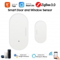 Smarter Tuer- und Fenstersensor Zigbee Wireless Connection Tuer offen/geschlossen Detektor Funktioniert mit Tuya Smart Life App 