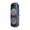 INOVALLEY KA113XXL - 700W Bluetooth-Lichtlautsprecher - Karaoke-Funktion - 2 Lautsprecher - LED-Kaleidoskop-Kugel - USB-Anschlus