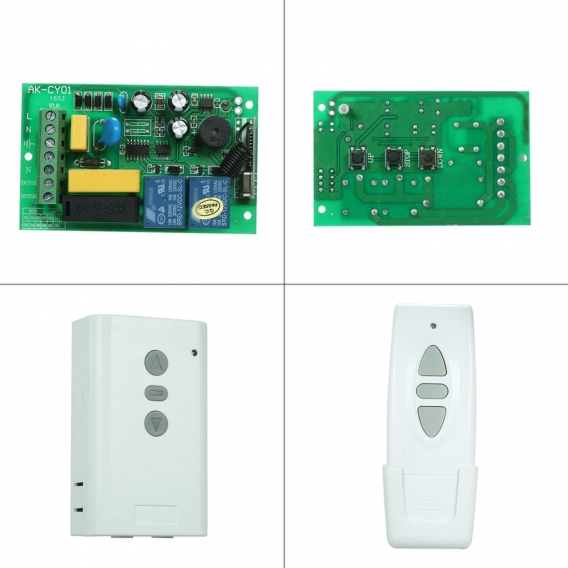 AC220V 2CH 433 MHz Intelligente RF Wireless Remote Control Switch System und 1 STš¹CKE 3 Schlš¹ssel RF 433 MHz Sender Remote Con