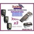 BELFOX DHS 433-1 / 433-2 / 433-4 , 433.92 MHz Kompatibel Handsender, Ersatz sender (Fixed code), 3 Stück