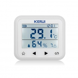 More about KERUI TD32 LED-Anzeige Einstellbarer Temperatur- und Feuchtigkeitsalarmsensor Drahtloser Detektor Kompatibel mit dem Alarmsystem