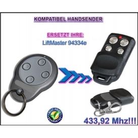 More about Chamberlain 94334E kompatibel handsender, ersatz sender, 433.92Mhz rolling code,
