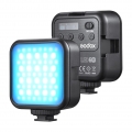 Godox LITEMONS LED6R RGB LED-Videolicht Wiederaufladbares Mini-Einfuelllicht 3200K-6500K Dimmbar 13 Lichteffekte unterstuetzen d