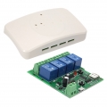 eWeLink Smart-Fernbedienung Funkschalter Universalmodul 4ch DC 5V 12V 32V Wifi-Schalter mit Shell-Timer-Telefon-APP-Fernbedienun