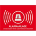 ABUS AU1322 Warnaufkleber Alarm (ohne ABUS-Logo) 148 x 105 mm