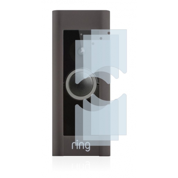 3x BROTECT AirGlass Flexible Panzerglasfolie für Ring Video Doorbell Pro Klar Transparent