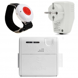 More about HelpLine Mini: Kleiner mobiler Hausnotruf inklusive Repeater REP868 mit Notrufarmband und Gürtel Clip für die häusliche Pflege； 