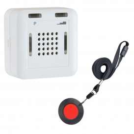 More about ELDAT RS11E: Mobiler Hausnotruf mit wasserdichtem Notruf Sender für die häusliche Pflege； Funk Notrufsystem mit Notruf Halsband；
