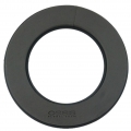Black Naylor Base Ring, 5 x 30 cm Durchmesser, Innen: 18 cm Durchmesser, Doppelpack