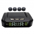 Auto TPMS Reifendrucküberwachungssystem Solar & USB Auto Alarm Drahtlose Echtzeitüberwachung für RV Auto Motorräder LKW Wohnmobi