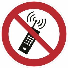 More about 20 Aufkleber 5cm Eingeschaltete Mobiltelefone Handys verboten P013