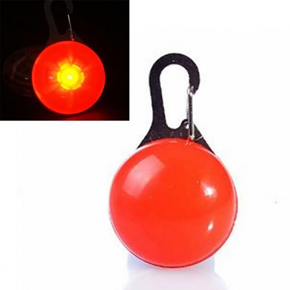 Haustier Versorgungsmaterial Sicherheits Kragen LED Birnen Dekor Licht Für Farbe rot