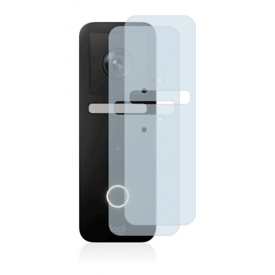 2x BROTECT Schutzfolie für Logitech Circle View Doorbell Folie Matt Entspiegelt