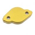 Abdeckkappe für Bremsflüssigkeitsbehälter hinten für Yamaha YZ 65 125 250FX 450FX, einfach zu installieren Farbe Gelb