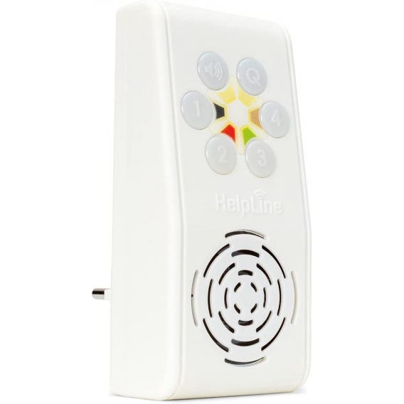 HelpLine 230 Senioren Sicherheitspaket 7 PLUS: Hausnotruf mit Notrufarmband, 3 Funk-Empfängern und Quittierungssender für häusli
