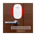 KERUI Z31 Drahtloser Vibrationsdetektor Stossdaempfer Tuer / Fenster Magnetsensor Alarm Fuer KERUI Sicherheitsalarmsystem