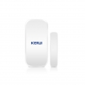 KERUI D025 433 MHz kabelloser Fenstertuer-Magnetsensor-Alarmdetektor fuer das Sicherheitsalarmsystem fuer Einbrecher zu Hause