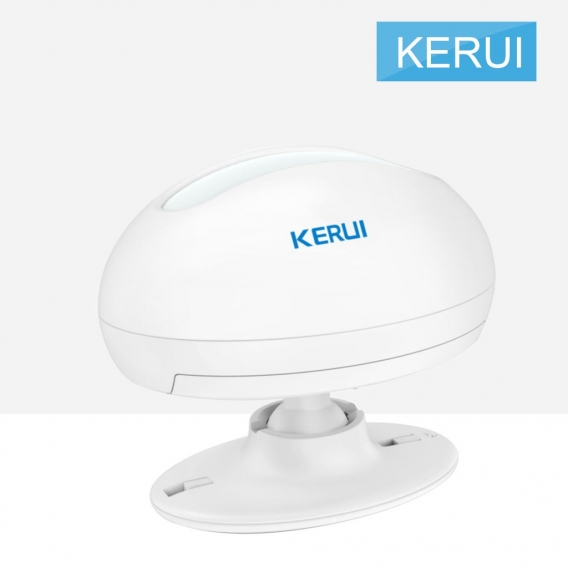 KERUI Wireless 433-MHz-Infrarotdetektor PIR-Bewegungssensor-Fenstervorhang Passive Infrarot-Alarmerkennung fuer das Sicherheitsa
