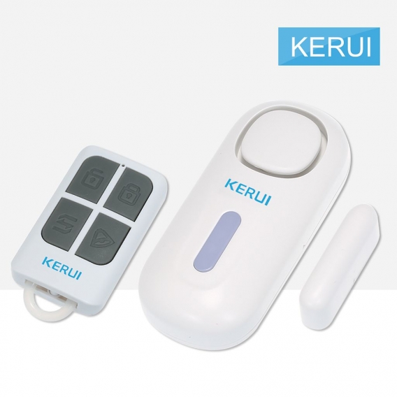 KERUI Wireless Magnetischer Tuersensor Unabhaengiges Alarmtuerfenster oeffnen Warnung Intrusion Detector Alarm Host fuer Feueral