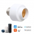 Tuya Smart Slampher WiFi Smart Gluehbirnenhalter E27 Drahtloser Lampenhalter Real Timer fuer Smart Home Kompatibel mit Amazon Al