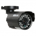 KKmoon 1200TVL CCTV-Kugelkamera 24 IR-Lampen-Nachtsicht 1/3 '' CMOS-IR-CUT wasserdicht fuer Home Security PAL-System