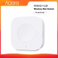 Aqara WXKG11LM Intelligente drahtlose Switch-tragbare tragbare Ein-Tasten-Geraetesteuerung Intelligente Geraete