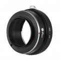 Fikaz Adapterring fuer hochpraezise Objektivhalterung aus Aluminiumlegierung fuer Nikon S / D-Objektive fuer Fuji X-A1 / X-A2 / 