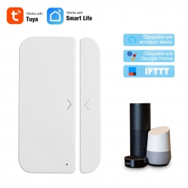 More about WiFi T°îr Alarm Fenster Sensor Detektor Smart Home Sicherheit Tuya SmartLife App Control Kompatibel Amazon Alexa Google Assistan
