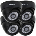 KKmoon 4 Teile / los 720 P CCTV Kamera Security Kit + 4 st°îcke 60ft Video Kabel IR-CUT Home °îberwachung PAL System