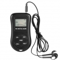 KDKA-600 Mini-UKW-Stereo-Radio tragbarer digitaler DSP-Empf?nger mit 1,15 Zoll LCD-Display-Lanyard 60-108MHz Empfangsfrequenz Sc