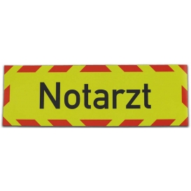 More about Kfz reflektierendes Magnetschild -Notarzt- rot-gelb(60 x 20 cm)