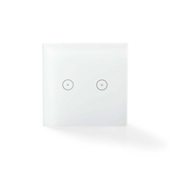 Nedis WIFIWS20WT Wi-Fi Smart Light Switch | doppelt