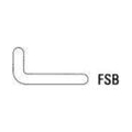 FSB Fenstergriff abschl. 7mm 0 34 3488 Alu F1+9016weiß