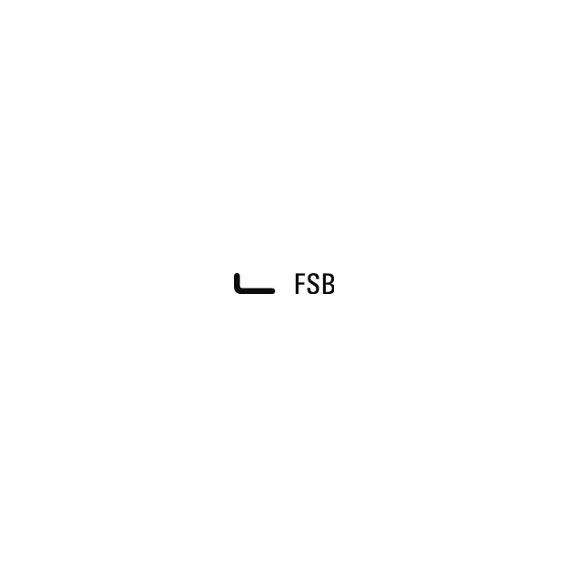 FSB Fenstergriff abschl. 7mm 0 34 3488 Alu F1