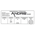 generalüberholter orig. ANDRIS® 2kg ABC Marken-Feuerlöscher Pulver für Auto/LKW, mit KFZ-Drahthalter EN3 inkl. ANDRIS® Prüfnachw