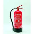 ANDRIS® Wassernebel-Feuerlöscher 6L AF mit Manometer auch für Fett-Brände geeignet inkl. Universal-Wandhalterung, Standfuß & AND