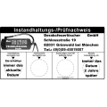 Autofeuerlöscher Pulverlöscher + Manometer + Halterung ABC 1 kg Feuerlöscher KFZ (Mit Prüfnachweis u. Jahresmarke)
