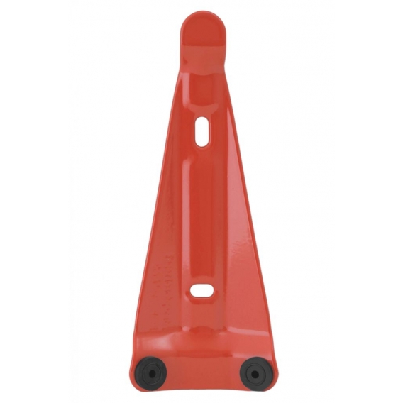 Wandhalter aus rotem Stahl - Deltahalter - sehr stabil für Feuerlöscher bis 12kg