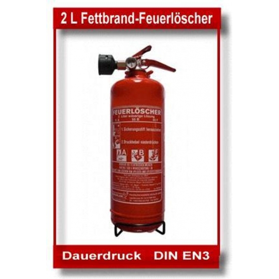 Feuerlöscher 2 Liter Fettbrand